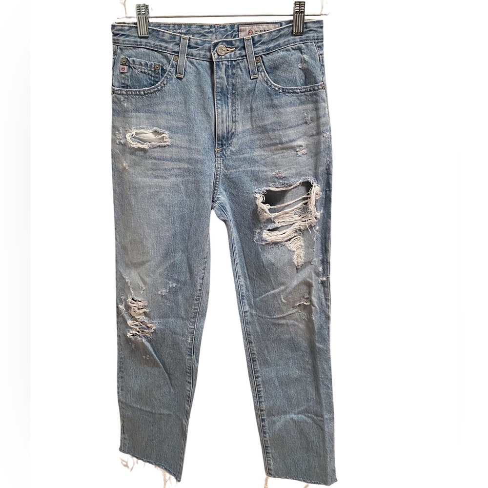 AG‎ Adriano Goldschmied denim The Phoebe vintage high waisted tapered leg jeans